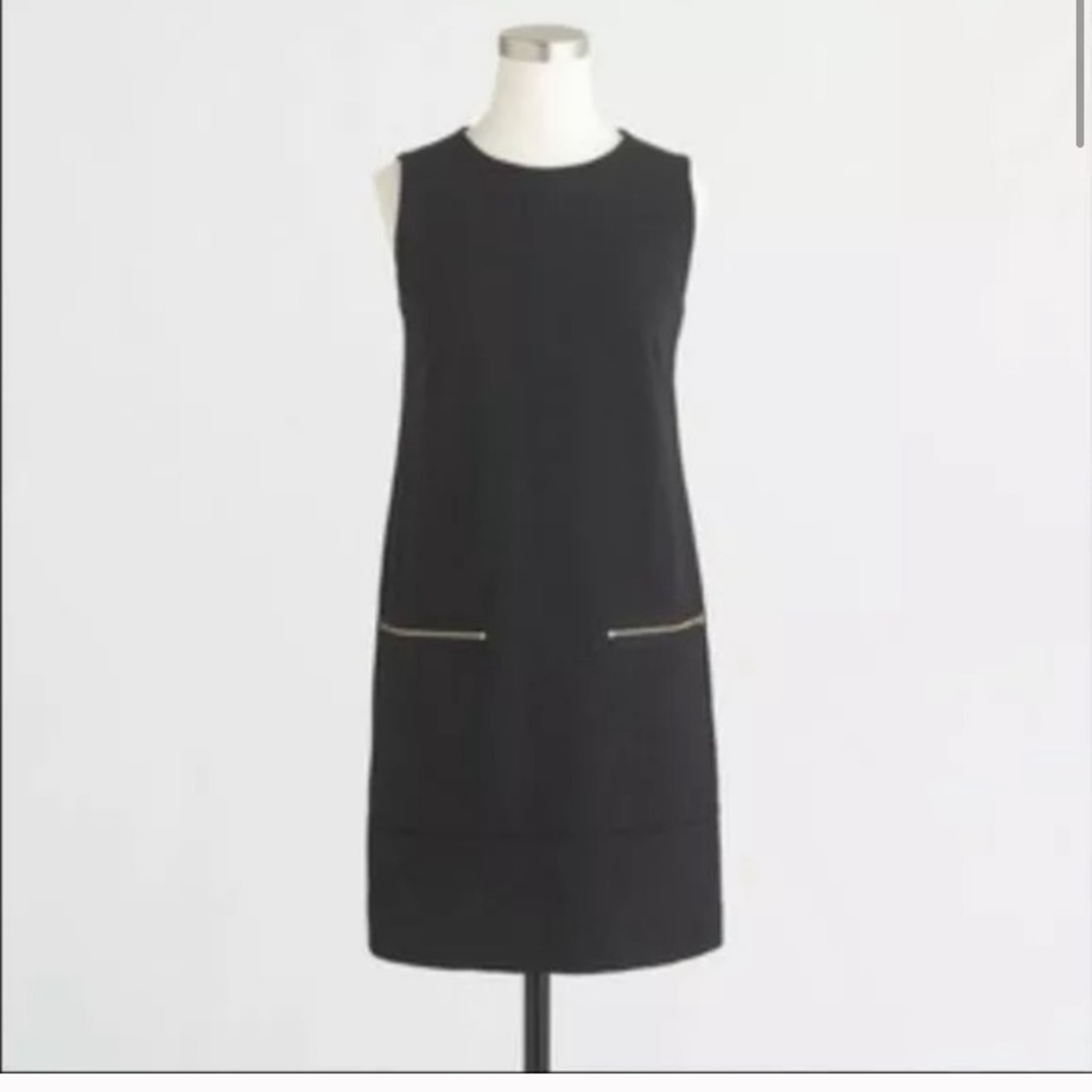 J. Crew black shift dress